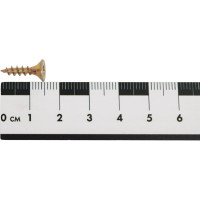 Шурупы ВИРТУОЗ 4х16 потайная головка, желтый цинк 500 шт 280-04598