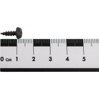 Саморезы ВИРТУОЗ 3,5х 11 мм, полуцилиндрическая головка, острый, оксидированный 500 шт 280-22035