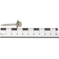 Кровельные саморезы ВИРТУОЗ 4,8х38 мм, RAL 7004, сигнальный серый, 150 шт. 600-05304