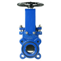 Задвижка шиберная DN.ru GGG40-SS304-NBR-2W Ду65 Ру16 двусторонняя, штурвал D040-04719