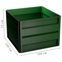 Готовая грядка Delta-Park GW 1х1 м, зеленая 30011_GW11Gr