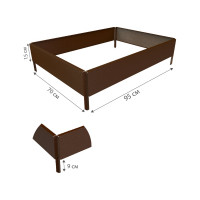 Готовая грядка Delta-Park GX 0.7х0.95 м, коричневая 30020GX_7095Br
