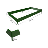 Готовая грядка Delta-Park GX 0.95х1.9 м, зеленая 30020GX_95180Gr