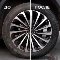 Пенный очиститель-кондиционер шин матовый WOG 650 мл WGC0840