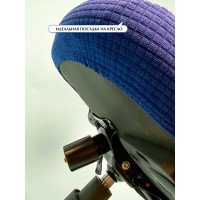 Чехол на мебель для компьютерного кресла ГЕЛЕОС 323М, размер М, кубик, тёмно-синий ГЧ00323М