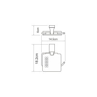Держатель туалетной бумаги WasserKraft Абенс (Abens) K-3225
