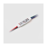Контроллер MAKSILED RGB 5-24В, 60/144/288Вт, 3 канала x 4А, IP20, 45x13x6мм ML-CT-101-WF