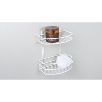 Овальная полка FIXSEN двухэтажная, белая FX-720W-2