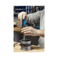 Отвертка HOEGERT TECHNIK со сменными битами и редуктором 1:5 HT1S215