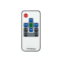 Контроллер MAKSILED RGB 6-24В, 72/144/288Вт, 3 канала x 4А, IP20, пульт, 45x13x6мм ML-CT-108-F