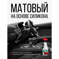 Полироль-очиститель пластика салона KERRY вишня, триггер с матовым эффектом KR-505-9