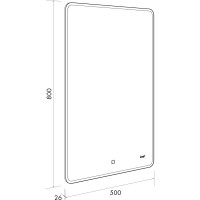 Зеркало Dreja POINT 50x80 см 99.9026