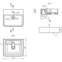 Накладной умывальник Dreja ДЖОЙ 3 641990