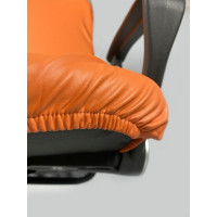 Чехол на мебель для компьютерного кресла ГЕЛЕОС 530М, размер M, кожа, светло-коричневый ГЧ00530М