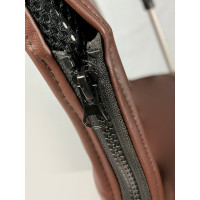 Чехол на мебель для компьютерного кресла ГЕЛЕОС 535М, размер M, кожа, темно-коричневый ГЧ00535М