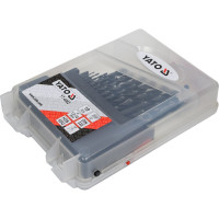 Набор сверл по металлу (19 шт; 1-10 мм; HSS) YATO YT-4462