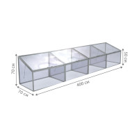Парник из поликарбоната Delta-Park GH-S 4 м 3004005_4