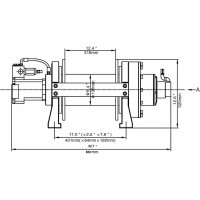 Гидравлическая лебёдка RUNVA 20000 lbs 9072 кг HWP20000YP