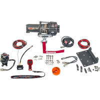 Электрическая лебёдка RUNVA 12V 2500A lbs 1140 кг синтетический трос EWP2500ASR