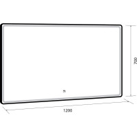 Зеркало Dreja POINT 120x70 см 99.9031