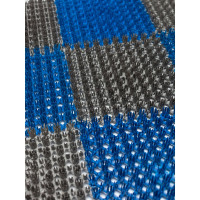 Щетинистое покрытие ComeForte модульная 42x56 см из 12-ти сегментов серо-синий СС000663