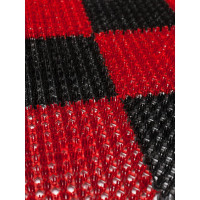 Щетинистое покрытие ComeForte модульная 42x56 см из 12-ти сегментов черно-красный СС000655