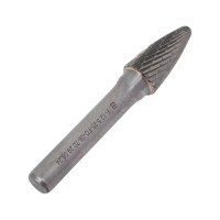 Борфреза твердосплавная гиперболическая со сферическим торцом F-12.5-25-FD-08-70 ТВИНТОС 060200024