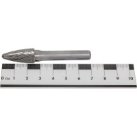 Борфреза твердосплавная гиперболическая со сферическим торцом F-12.5-25-FD-08-70 ТВИНТОС 060200024