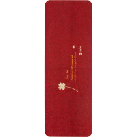 Коврик ComeForte на кухню набор ВЕЛЮР Lucky 40х60, 40х120 см Бордовый КМ-010 KM-010M