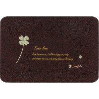 Коврик ComeForte на кухню набор ВЕЛЮР Lucky 40х60, 40х120 см Черный КМ-001 KM-001M