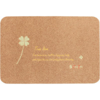 Коврик ComeForte набор ВЕЛЮР Lucky 40х60, 40х120 см Бежевый KM-003 KM-003M