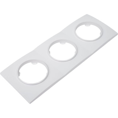 Рамка Bylectrica 3-х местная, серия ПРОВАНС квадрат, ЮЛИГ.735212.500 перламутр