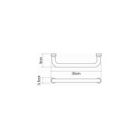 Поручень для ванной WasserKraft K-1066W