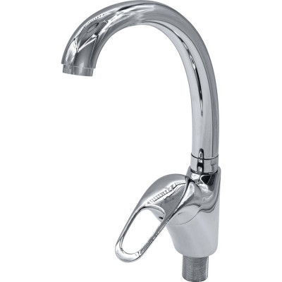 Однорычажный смеситель для кухни РемоКолор латунь, усиленный, керамический картридж 40 мм 67-0-744