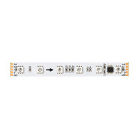 Cветодиодная лента MAKSILED 24В, 60д/м, 15.2Вт/м, SPI-DMX, IP20, 5м, мульти ML-R60-5050RGB-DMX512-S