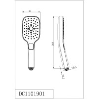 Ручная лейка DQ DC1101901