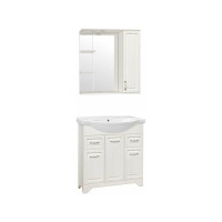 Зеркальный шкаф Style Line Олеандр-2 750/С, рельеф пастель ЛС-00000203