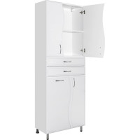 Колонна Style Line Волна 700 (2ящ.,корзина) 2000x700x340 ЛС-000010050