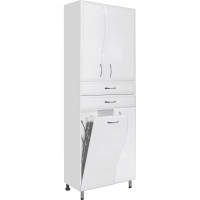 Колонна Style Line Волна 700 (2ящ.,корзина) 2000x700x340 ЛС-000010050