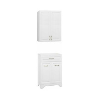 Подвесной шкаф Style Line Олеандр-2 600, Люкс белый ЛС-00000305