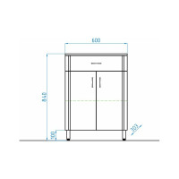 Комод Style Line ТН 600 (1 ящ.) ЛС-00000230