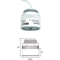 Датчик освещенности AcTEC 1-10В, 50mA, IP20, 90град, h24xd23мм SL01A