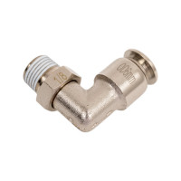 Цанговый разъем Г-образный (1/8"; 6x4 мм) Rossvik B184/4.R