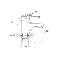 Смеситель для умывальника G-Lauf LWZ1-A182
