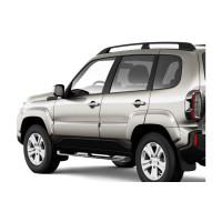 Защита порогов с накладками PT Group Ø63 мм, (НПС), LADA NIVA LNT-21-220314.00