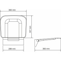 Сиденье для душа WasserKraft SS404