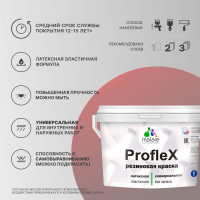 Краска для фасадов, крыш и цоколей MALARE ProfleX (лайм; 10 кг) 2036744733117