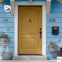 Акриловая краска MALARE для детской мебели для кухонных фасадов, мебели из дерева, моющаяся, быстросохнущая, без запаха, матовая, акварельно-голубой, 2 кг. КДТМБААКГМ0200