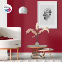 Акриловая краска MALARE для детской мебели для кухонных фасадов, мебели из дерева, моющаяся, быстросохнущая, без запаха, матовая, пьяная вишня, 1 кг. КДТМБАПЬВМ0100