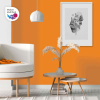 Грунт-Эмаль MALARE для пластика, окон и подоконников, сайдинга, глянцевый, оранжевый, 1 кг ГЭПЛСТ2004Г0100